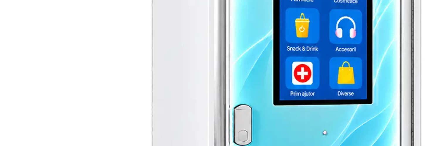 Tonomat produse Superluna, soluție completă automată fără personal, NON-STOP